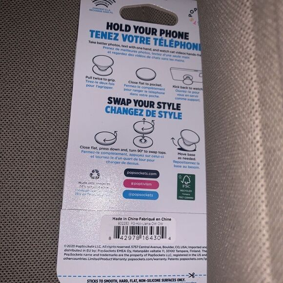PopSocket Swappable Phone Grip & Stand - HOLI LLAMA - Picture 3 of 3